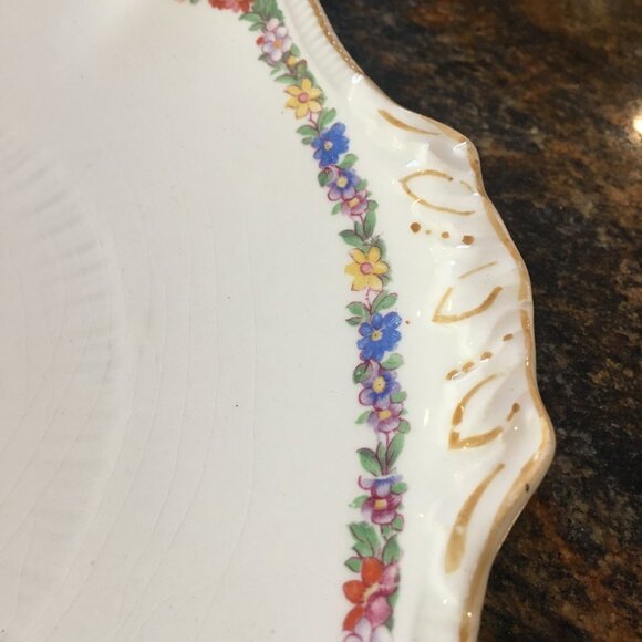 Vintage Old Staffordshire Johnson Bros England MARLOW Small Serving Platter - Picture 4 of 9